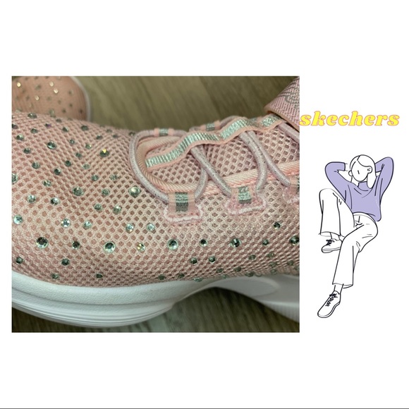 COPY - Skechers Gems Pink Sneaker | kid size 3,5 - Picture 4 of 5